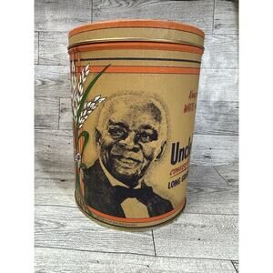 Uncle Ben's Converted Long Grain Rice Tin 1985 64 Oz Metal Tin